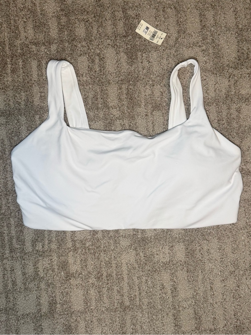 Aerie Offline White Stretch Bra Size XXL